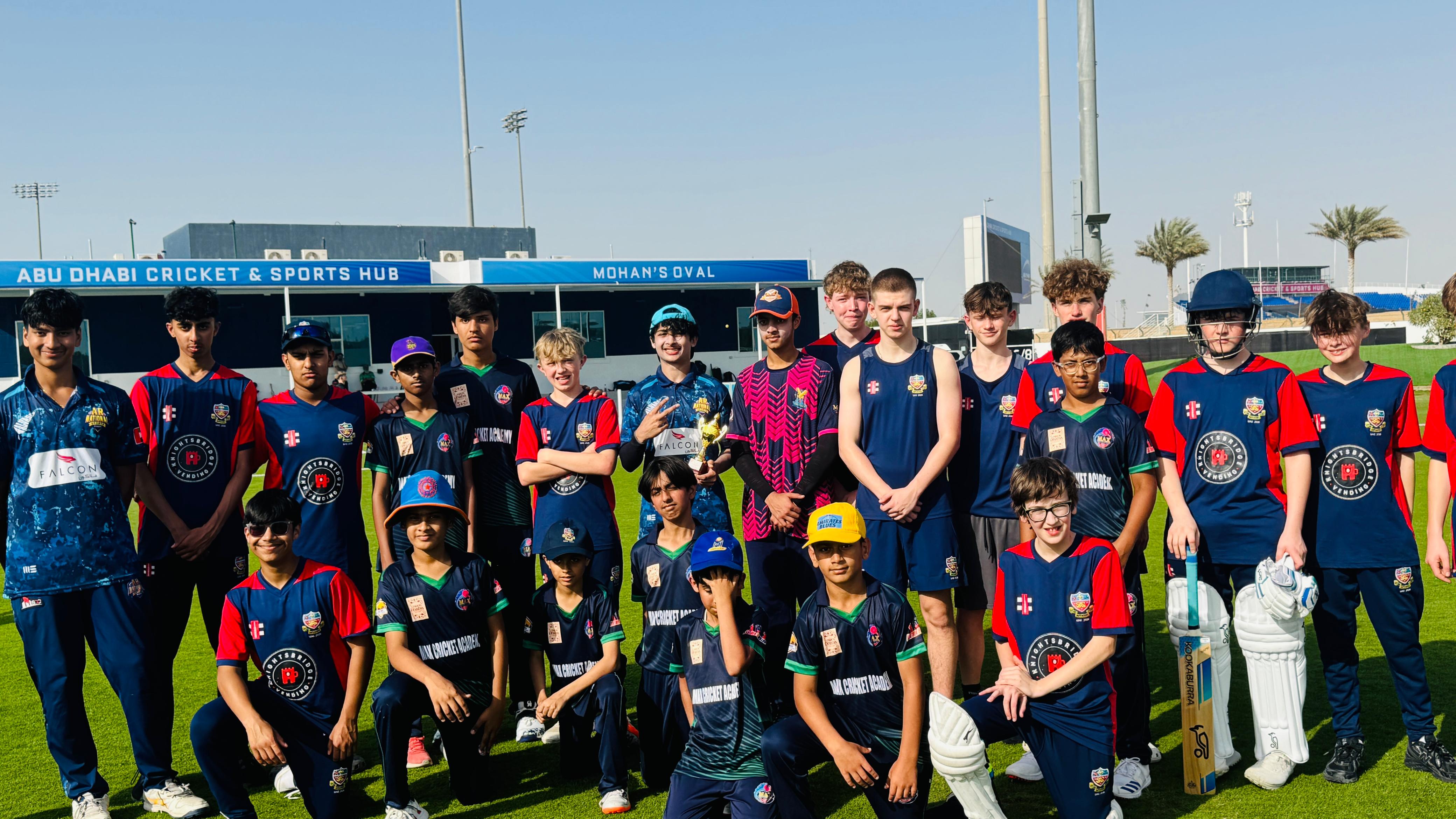 Youth team at Abu Dhabi Cricket and Sports Hub